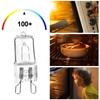 40W G9 Oven Light High Temperature Resistant Durable Halogen Bulb Lamp 350 Lumen For Refrigerators Ovens Fans 110-130V/220-240V
