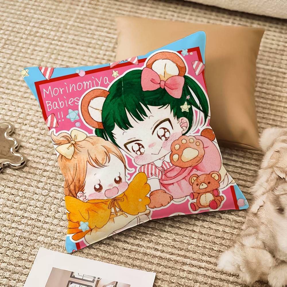 

S-school Аниме Подушка Наволочка Антипылевой клещ Невидимая молния Диван Кровать 12x12Inch