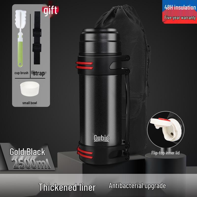 Large Capacity Stainless Steel Thermal Mug for Outdoor and Car Travel