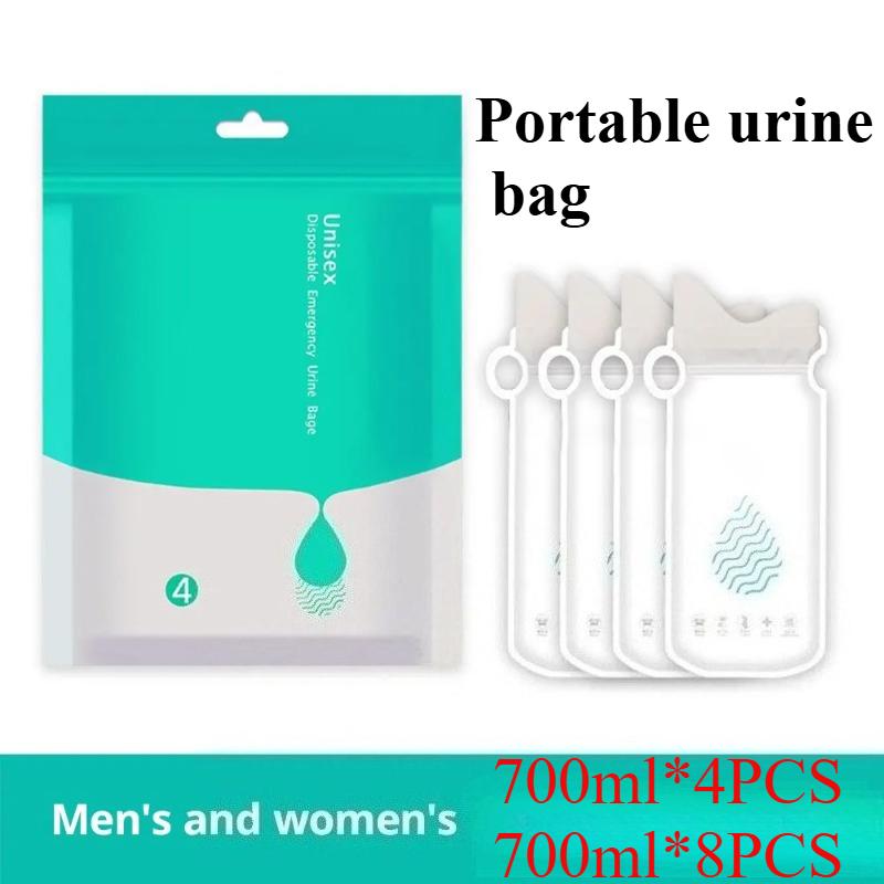 Emergency Portable 700ml 4-8piece Outdoor Travel Car Urinal Vomit Bag Mini Mobile Toilet Convenient  Disposable Sanitary Bag