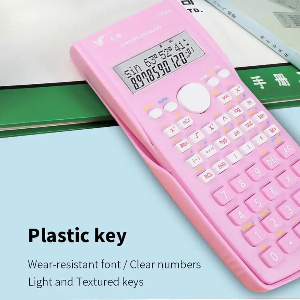 Scientific Calculators Math Calculator with 240 MultiFunctional Calculator 2 Lines LCD Display