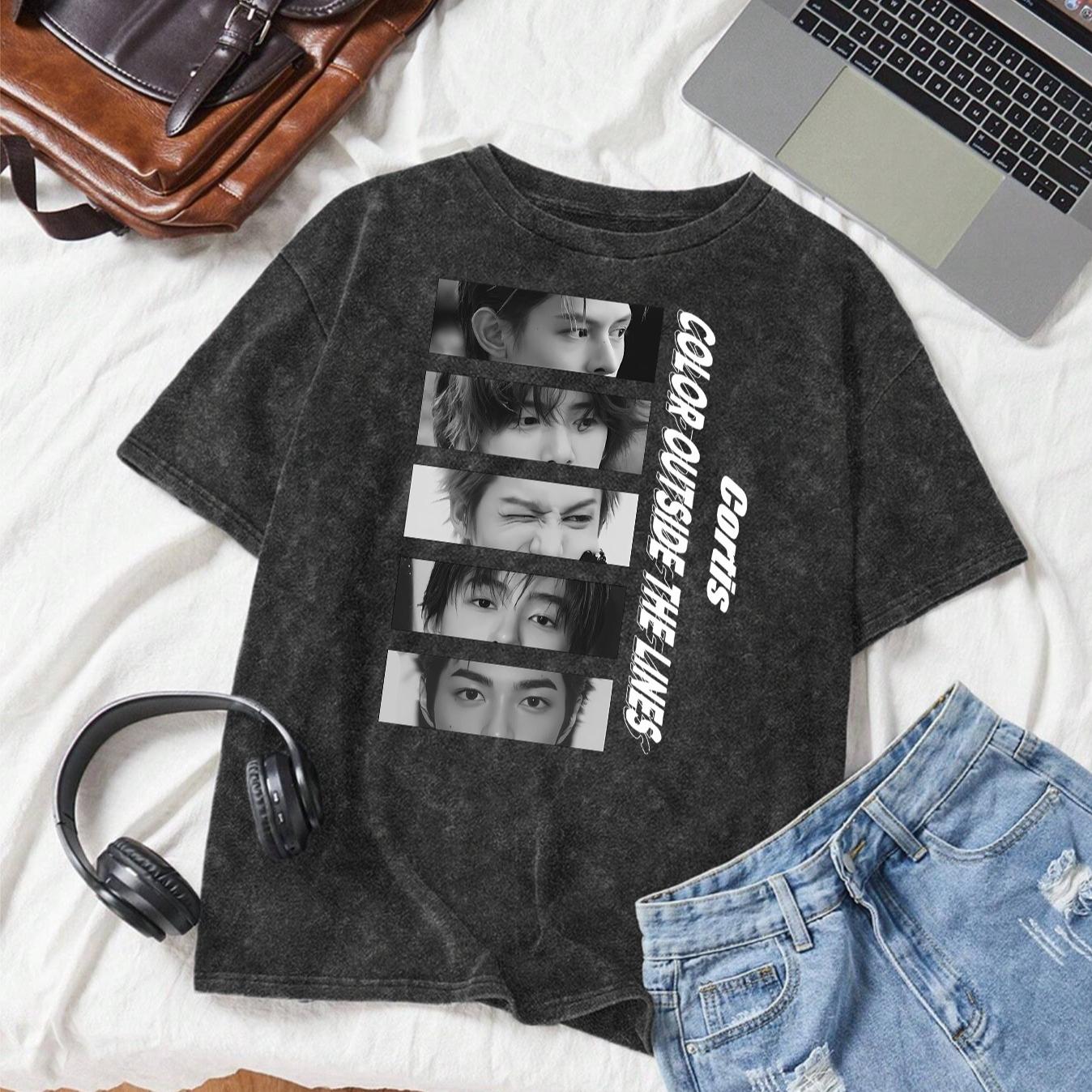 

2026 CORTIS Summer Fashion Trendy Tee Men Women Vintage Top Hip Hop Streetwear Oversized Tshirt Tour Unisex T Shirt Fans Harajuku Style Casual XXXL чорний