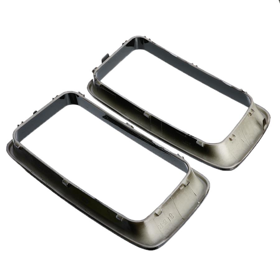 Gloss Black Front Grille Trim Ring Insert Trim For Jeep Grand Cherokee 2014-2016