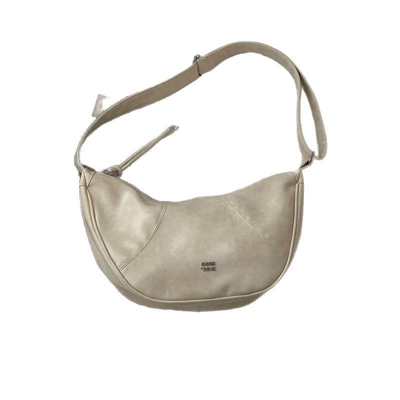 Korean Version of Casual Large-capacity Underarm Bag Women's Bag 2025 Spring New Dumpling Bag Versatile Shoulder Messenger Bag