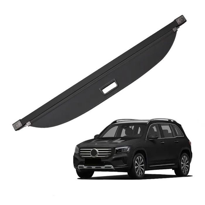 Luggage rack (boot cover) - Mercedes-Benz GLB (LA24) - Black - Aluminium supports - Waterproof fabric storage