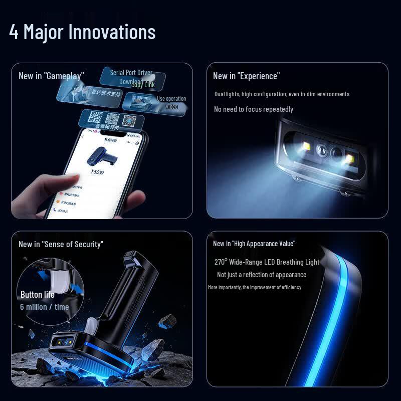 Comi T30 Series Wireless 2D Barcode Scanner