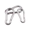 2-5pcs 304 Stainless Steel Spring Snap Multifunctional Carabiner Quick Link Lock Ring Hook Safety Buckle M4 M5 M6 M7 M8 M9 M10