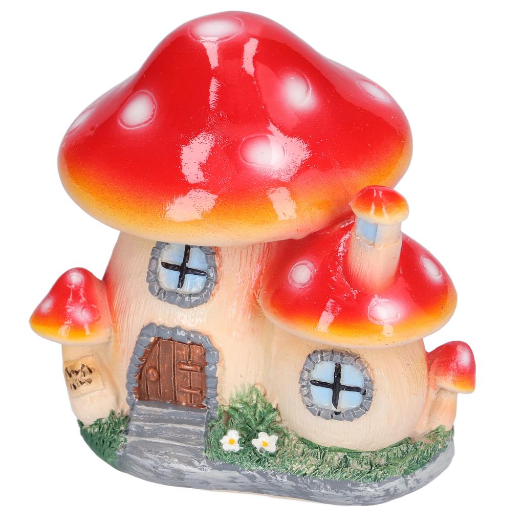 Small Mushroom House Decoration Moss Micro Landscape Decorations Bonsai Mushroom Sculpture Resin Crafts