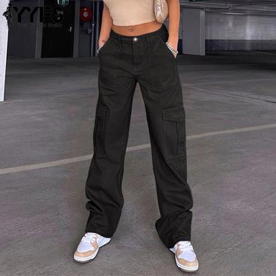 Damenmode-Jeans, lässig, einfarbig, bedruckt, Hosen und Caprihosen