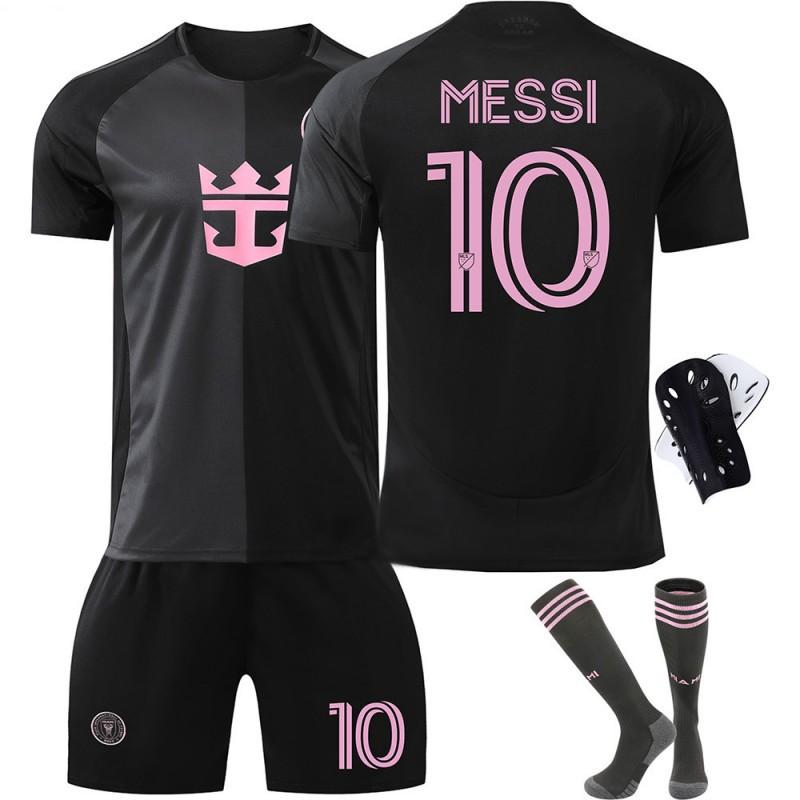 2526 Miami Jersey Adult Children's Short-sleeved Football Set No. 9 Suarez 10 Messi