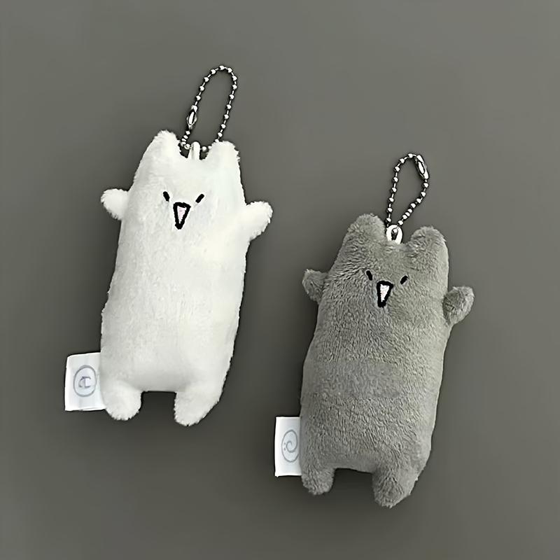 

1/2 шт. Забавный мультяшный кулон в виде кота, мультяшная аниме-кукла The Battle Cats, игрушка, мягкие плюшевые животные, мягкий плюшевый брелок для сумки, детский подарок