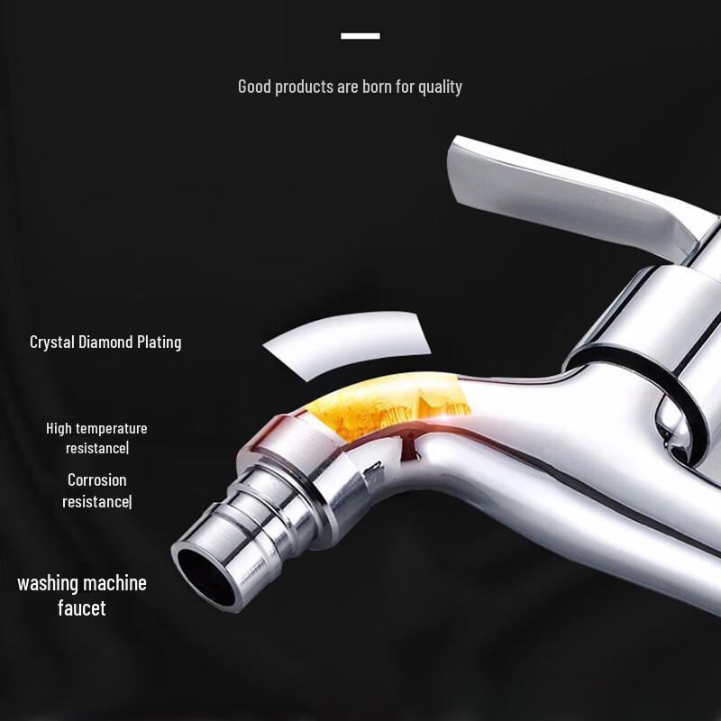 WDOFS Extended Single Cold Faucet for Washing Machine & Mop Sink