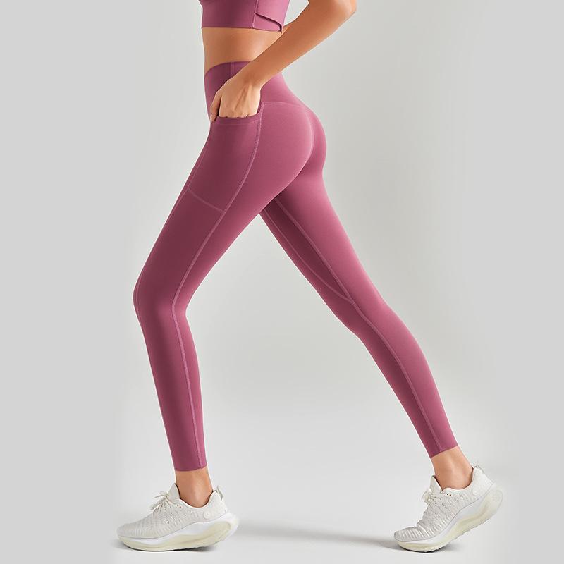 High Waist Hip Lift Yoga Leggings for Women - No Visible Lines, Perfect for Pilates and Fitness.