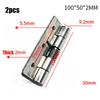 2*Self-Closing Stainless Steel Spring Door Hinge Hardware 1/1.5/2/2.5/3/4Inch AU