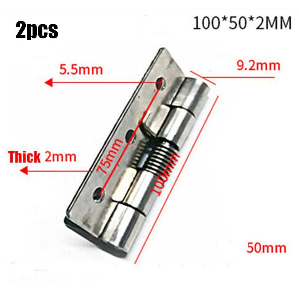 2*Self-Closing Stainless Steel Spring Door Hinge Hardware 1/1.5/2/2.5/3/4Inch AU