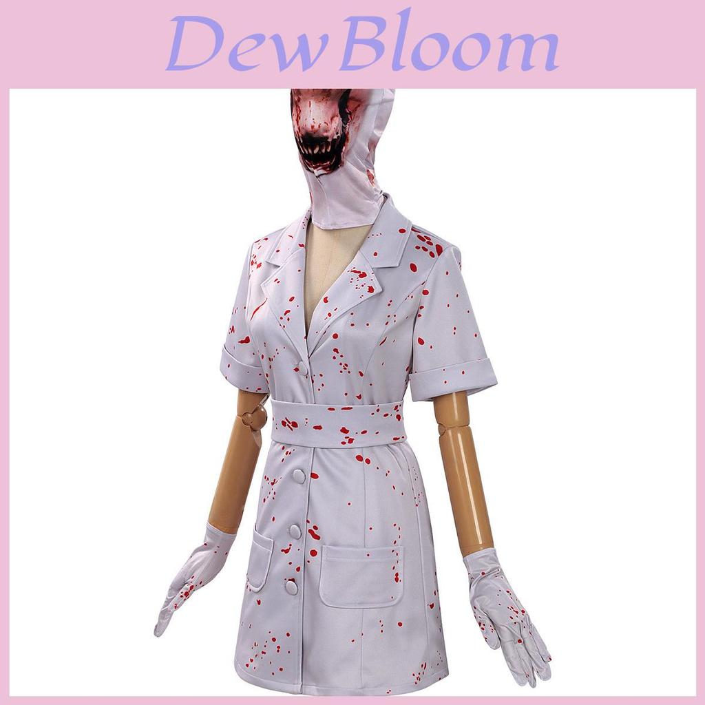 Costume da Cosplay Infermiera di Silent Hill per Halloween Horror Role Play Ragazze e Ragazzi