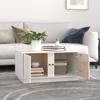814420 vidaXL Coffee Table White 80x50x40 Cm Solid Pine Wood