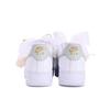 Nike Air Force 1 Coverage Slip Resistant Abrasion Resistant Low Top Skateboard Shoes Women's White Green CZ0270-106(Team59-SBOX)