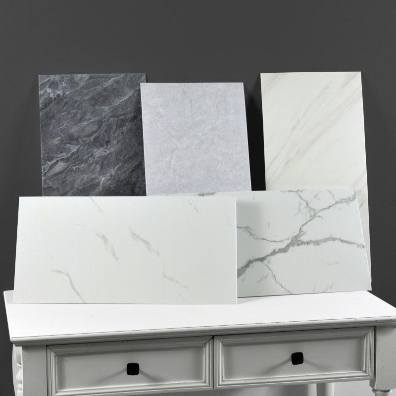 PVC Room Wall 30cmx60cm Wall Stickers Thick Self Adhesive Tiles Floor Stickers Marble Bathroom Ground Waterproof Wall Sticker