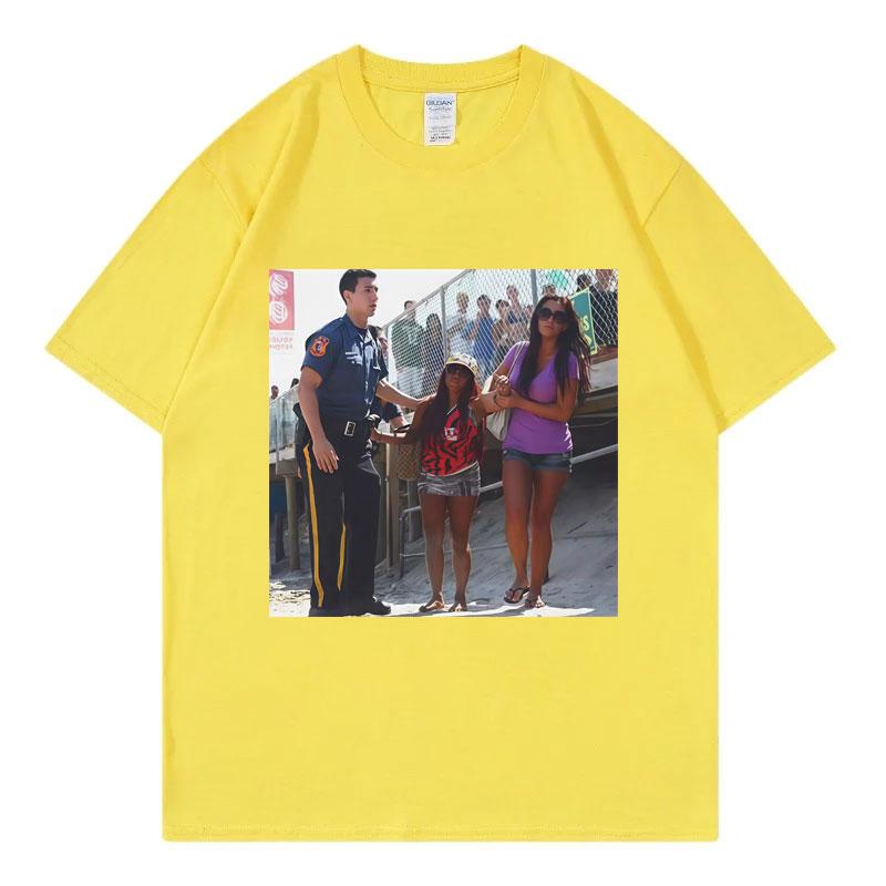 

Beach Party Snooki Drunk Graphic T Shirts High Street Fashion Trend Short Sleeve Tshirts Unisex Women Casual Tshirt Tops 4XL