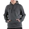 adidas Felpa con Cappuccio Calda Foderata in Pile Spessa Stampa Logo Uniforme Sportiva da Calcio Uomo Top Grigio Scuro CV3327