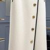 Matakawa Spring Autumn Women Skirts Fashion Chic Faldas Mujer A Line Elegant Simple Sweet Long Skirt