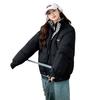 Winter new  women's loose stand-up collar short  jacket thickened bread clothes