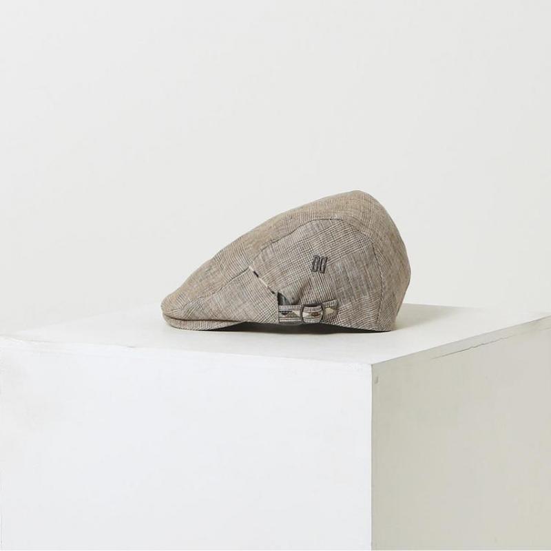 DakS Men S Brown Logo Hunting Cap Dbhe4e754w3