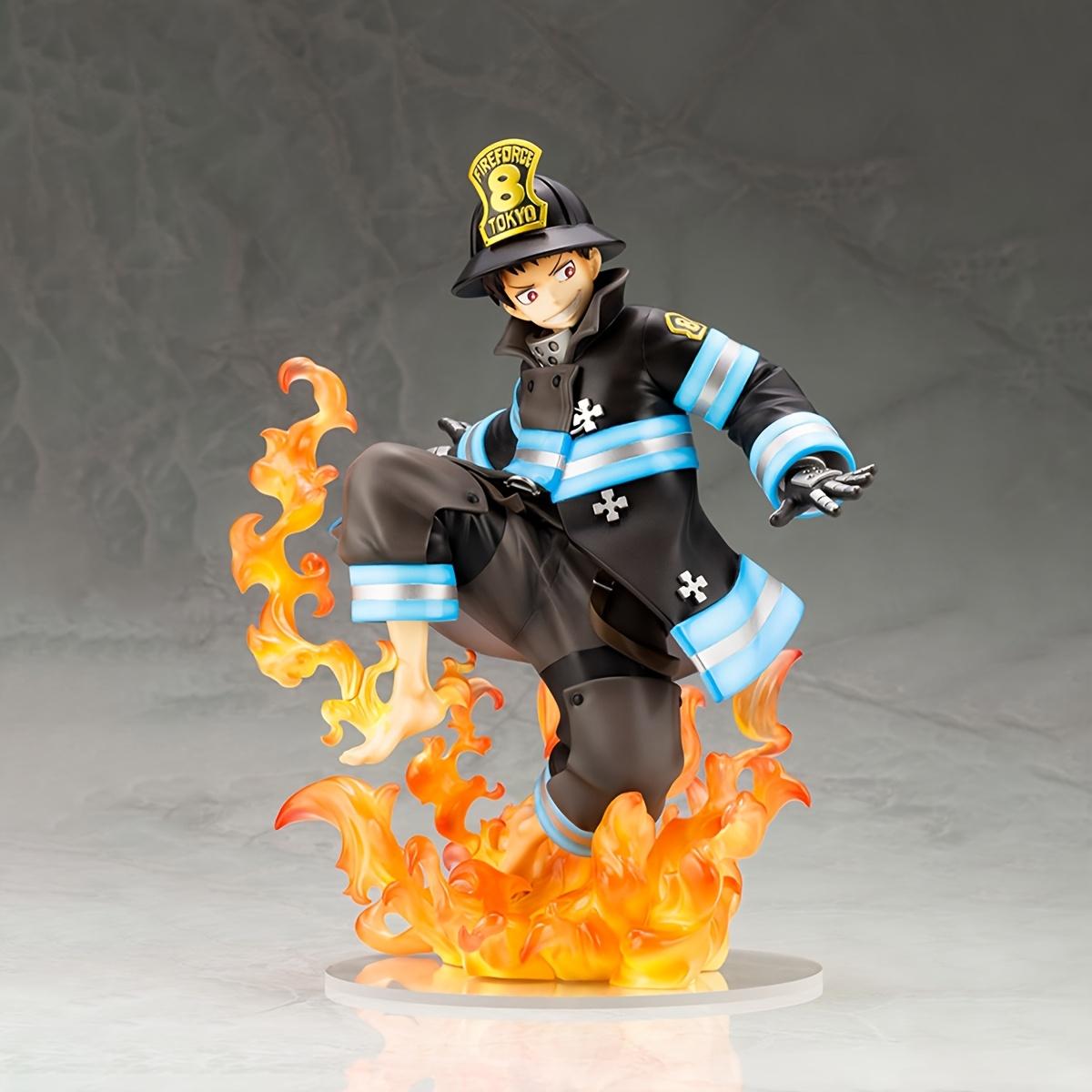 

Enen no Shouboutai (Fire Force) Shinra Anime Character Statue Model Collectible Figure Toy Decoration Anime Merchandise Tiny Gi
