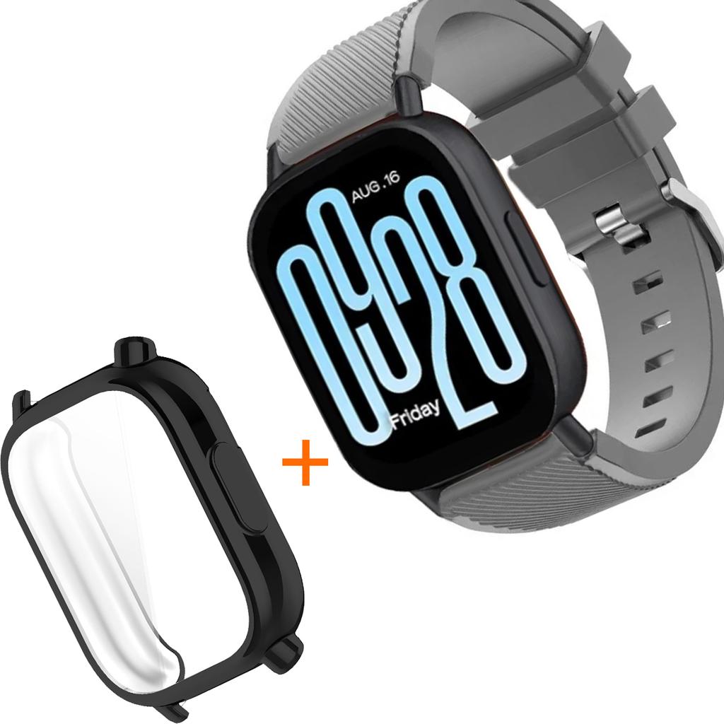 Silicone Strap With TPU Case For Xiaomi Redmi Watch 5 Active Lite Smart Watch Wrist Band And Case For Redmi Watch 5 Active Lite