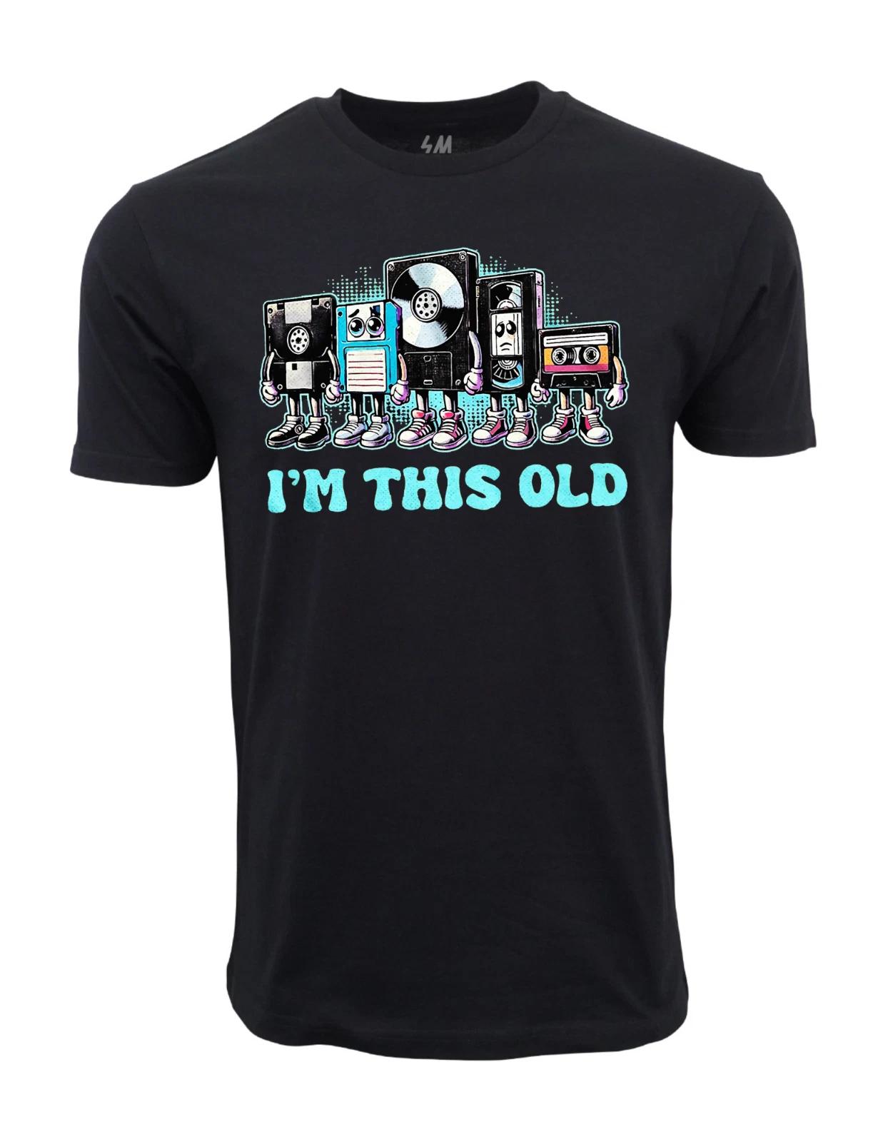 Unisex Adult Casual Graphic I AM THIS OLD GRAPHIC T SHIRT T-Shirt S