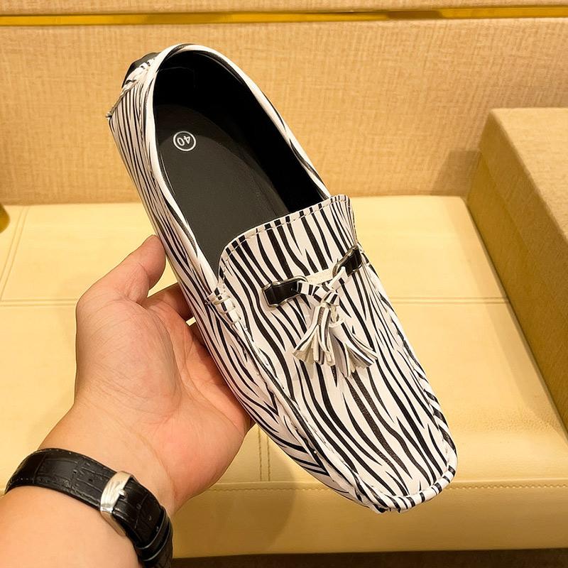 Fashion Mens Outdoor Loafers Leather Fashion Coiffeur Shoes Men 2024 All-match Men Casual Shoes Luxury Brand Classic Men Dress Footwear