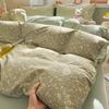 Class A Double-Layer Gauze, Cotton, Pure Cotton, Fresh Floral Bedding, Bed Hat, Quilt Cover, Dormitory Students