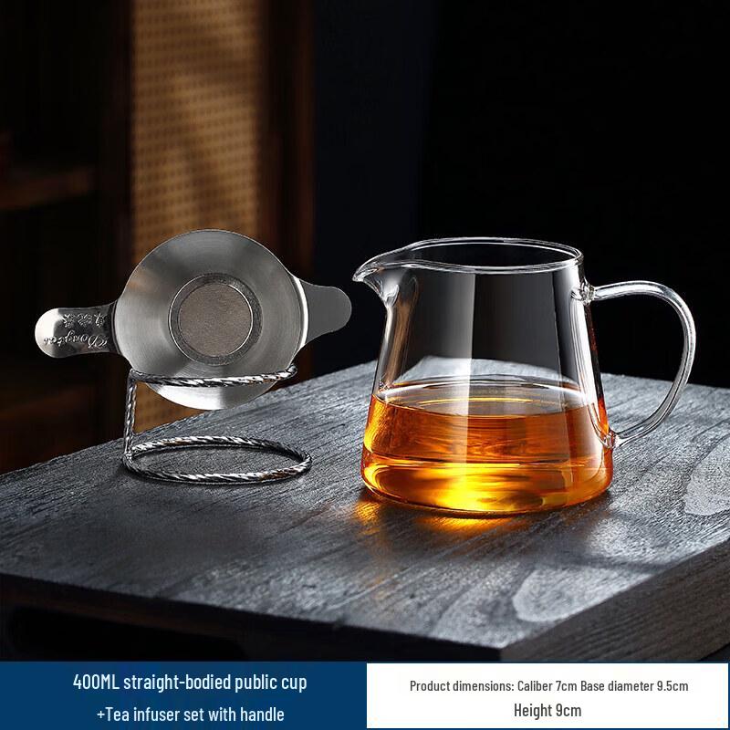 Borosilicate Glass Fair Cup & Tea Infuser Set