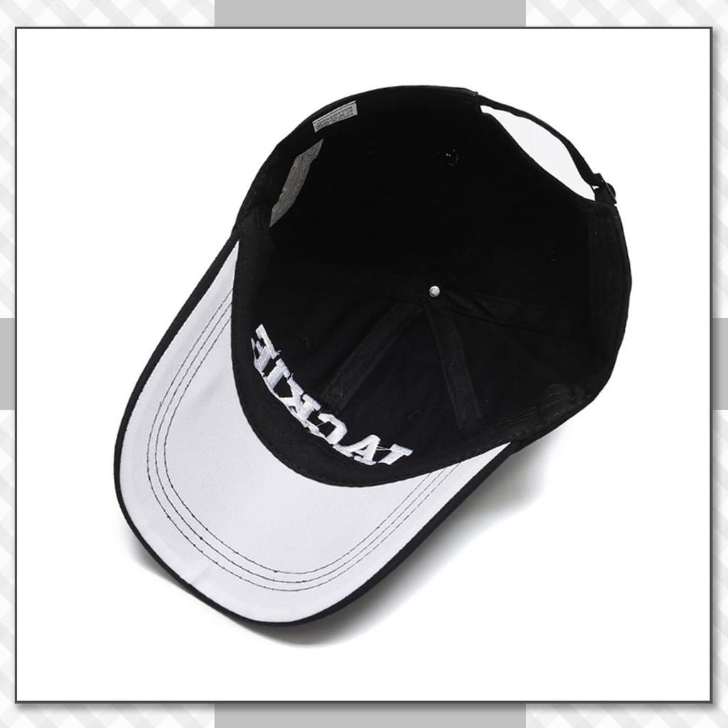 Chrom Kran Baseballkappe, Logo-Emblem, Street Style, Verstellbar, Für Damen und Herren, CB424 (Schwarzes Silber)