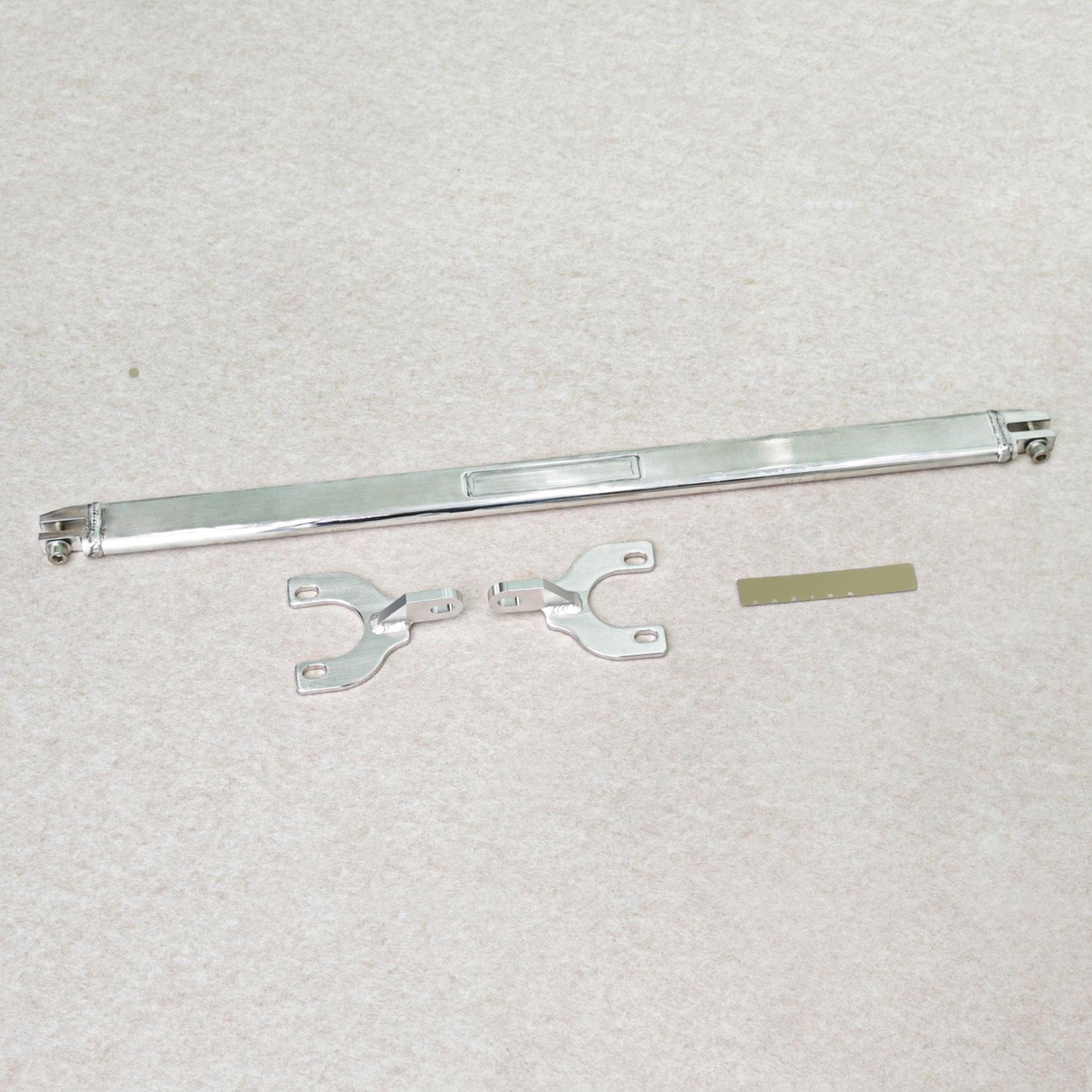 JDM Suspension Strut Tower Brace Front Rear Upper Tower Stabilizer Bar For Honda Civic EG EK 92-00 Rear silver