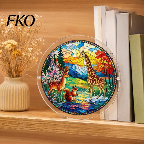 Acryl Puzzle Anhänger Sonnenfänger, Bunter Fensterbehang, 7,48 Zoll Sonnenfänger Sammlerstück Dekoration Schmuckstück, Ideal zum Verschenken Und Heimdekoration 3D