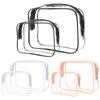 Waterproof Transparent PVC Makeup Bag - Portable & Customizable Multifunctional Travel Storage