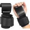 Weightlifting Grip Gloves with Steel Hooks and Wrist Support