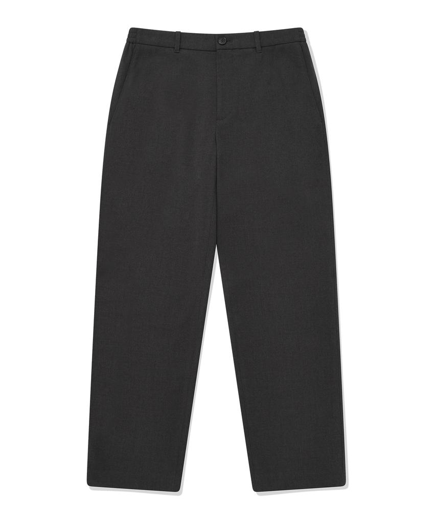 COVERNAT Slim Straight Slacks Pants Charcoal