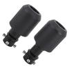 2PCS Motorcycle Frame Slider Aluminium Alloy Black Frame Crash Pad for ZX25R ZX4R 2022 Onwards