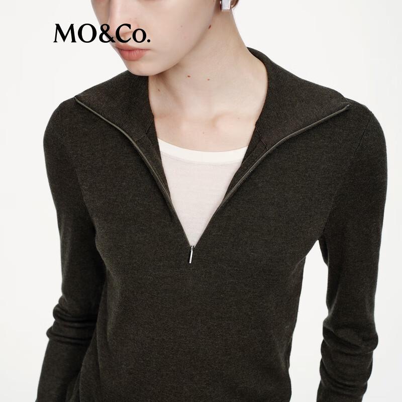 MO&Co. Slim Fit Cashmere Blend Knit Top