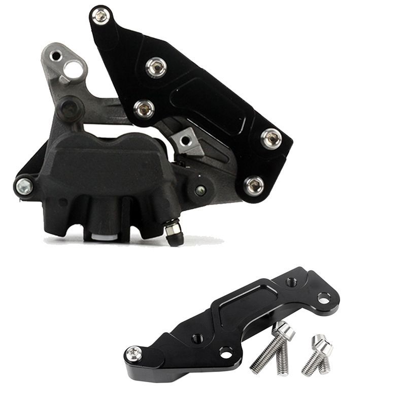 Define Motorcycle Front Wheel Brake Caliper Adapter For Honda FORZA350 Forza 350 2020-2023 Aluminum Caliper Rotor Bracket