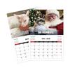 Cartoon Animal Pissed-off Cats Calendar 12 Month Working Dog Planner Wall Calendar  Home Decoration