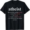 NEW LIMITED Atheism, A Bit Much Logical Funny Atheist Anti-Religion T-Shirt Tops Tee