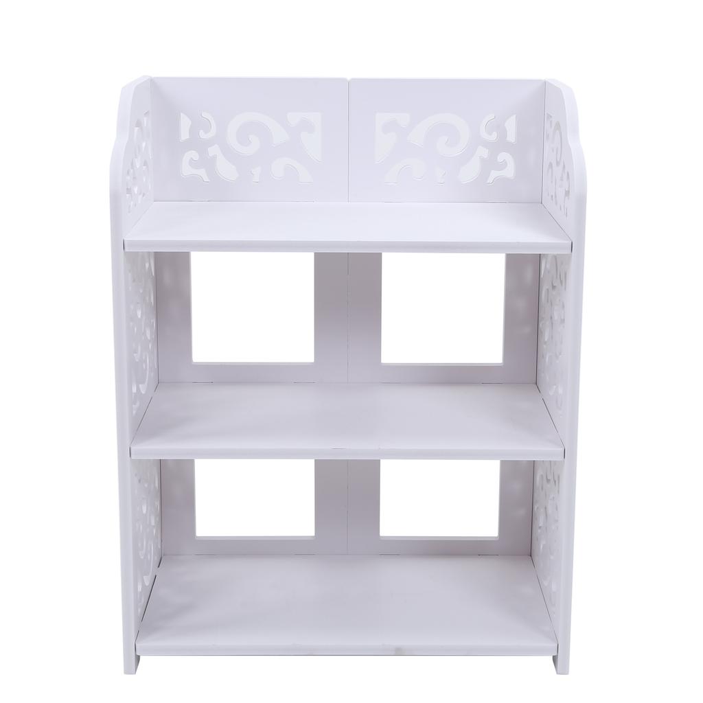 3 Tier Shoe Rack, Wooden White Shoe Rack, 15.7 X 9.1 X 20.1Inch White Shoe Rack for Entryway, Closet and Floor