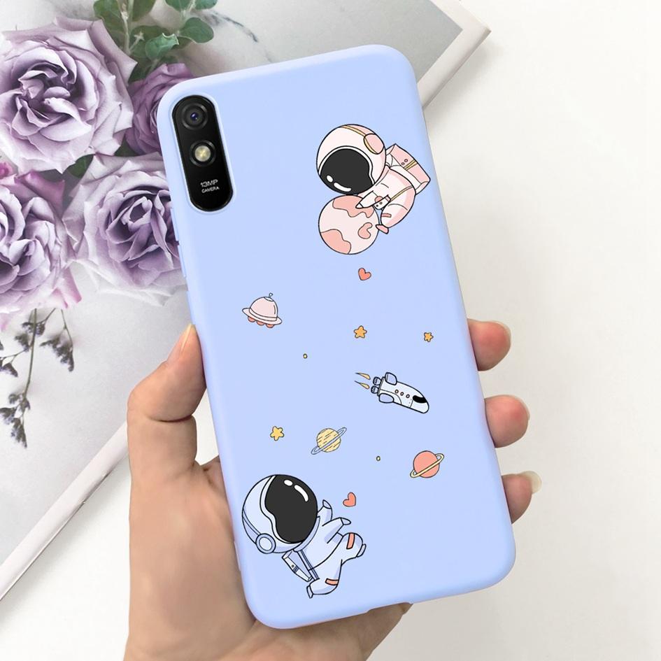 Für Xiaomi Redmi 9A 9AT Hülle Süßer Astronaut Schmetterling Weiches Silikon Handy Rückseite Für Xiaomi Redmi 9i Sport Redmi9a Hüllen