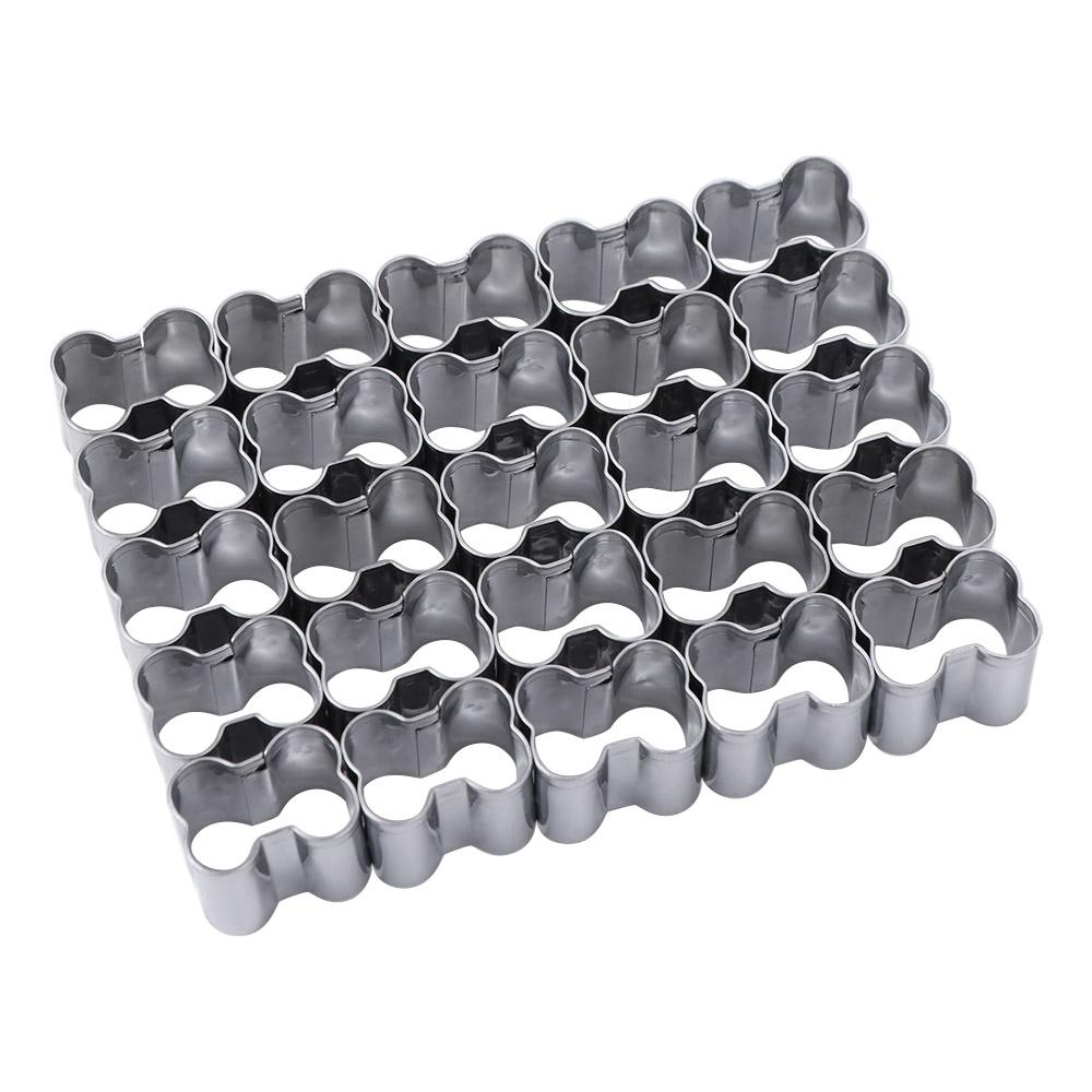 Chocolate Stainless Steel Bone Shaped Cookies Cutters 3D DIY Cookie Cut Mold Cute Baking Tool Biscuit Embosser Kitchen