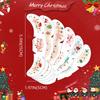 Cute Christmas Snowman Face Stickers Corner Of Eyes Temporary Body Art Tattoos Self Adhesive Sweet Colorful Party Accessories