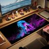 Cyberpunk Warrior Large Size Mouse Pad Large Gaming Table Cushion Nonslip Laptop Tablet Big Mousepad Xxl Mat Mini Pc Playmat With Lock Edge
